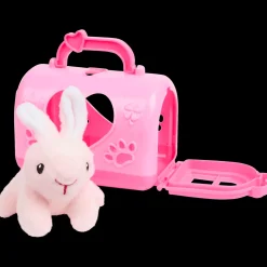 Peluches Et Poupées*Action Animal avec caisse de transport
