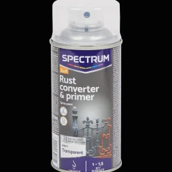 Peinture*Spectrum Antirouille et couche de fond mat Transparent