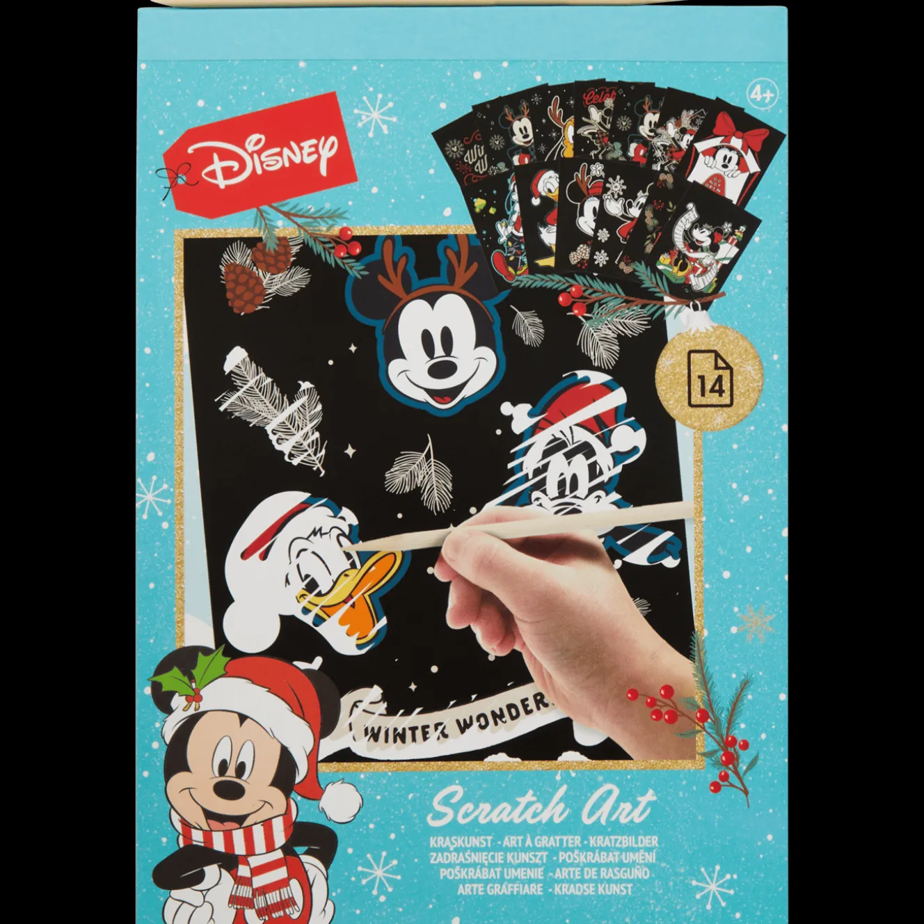 Bricolage*Action Art à gratter de Noël Disney
