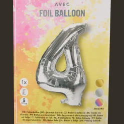 Ballons Et Guirlandes*Action Ballon d'aluminium chiffre