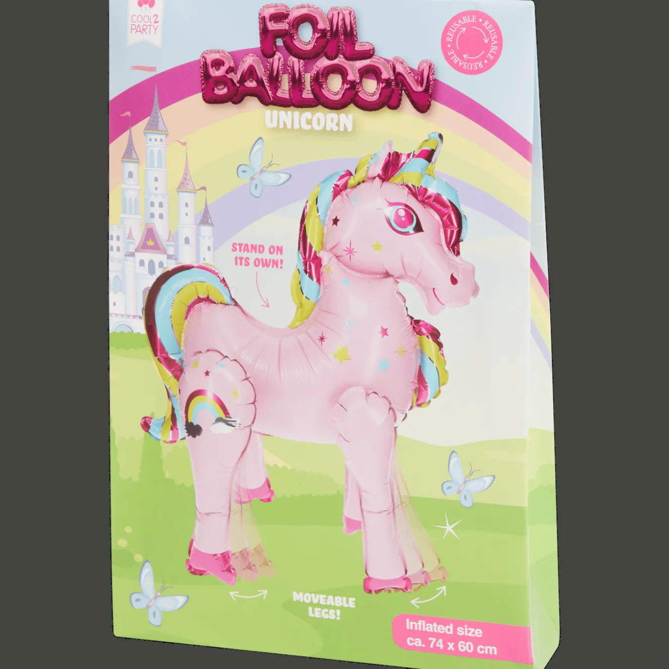 Ballons Et Guirlandes*Action Ballon mylar 3D réutilisable