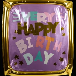 Ballons Et Guirlandes*Action Ballon mylar XL Avec Happy Birthday
