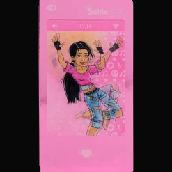 Bricolage*Action Bloc-notes smartphone Selfie Girls