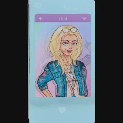 Bricolage*Action Bloc-notes smartphone Selfie Girls