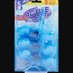 Produits D'Entretien*Action Blocs WC Active Turqoise Power 7-en-1
