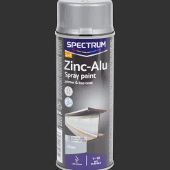 Peinture*Spectrum Bombe de peinture zinc-alu Argent