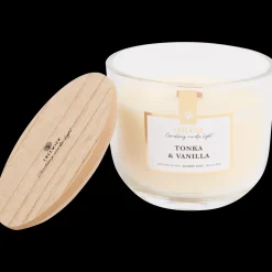 Bougies*Action Bougie parfumée avec une mèche en bois Treewick
