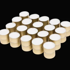 Bougies*Bolsius Bougies chauffe-plats avec coupole dorée