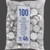 Bougies*Action Bougies chauffe-plats blanches