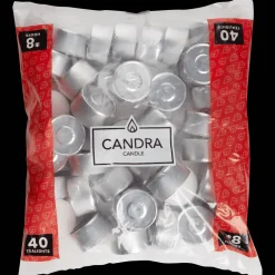 Bougies*Candra Bougies chauffe-plats Blanc