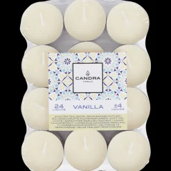 Bougies*Candra Bougies chauffe-plats parfumées Vanille