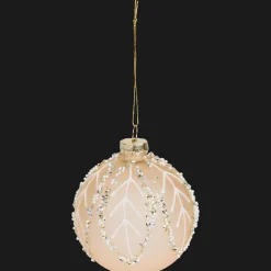 Décoration Saisonnière*Action Boule de Noël en verre Suzan