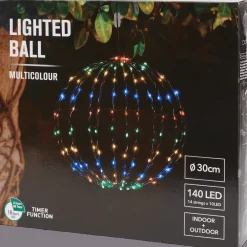 Décoration Saisonnière*Action Boule lumineuse multicolore
