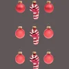 Décoration Saisonnière*Action Boules de Noël miniatures en verre