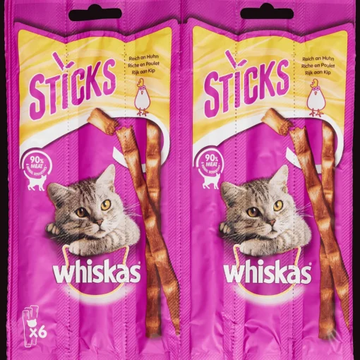 Chat|Alimentation*Whiskas Bâtonnets à mâcher pour chat Poulet