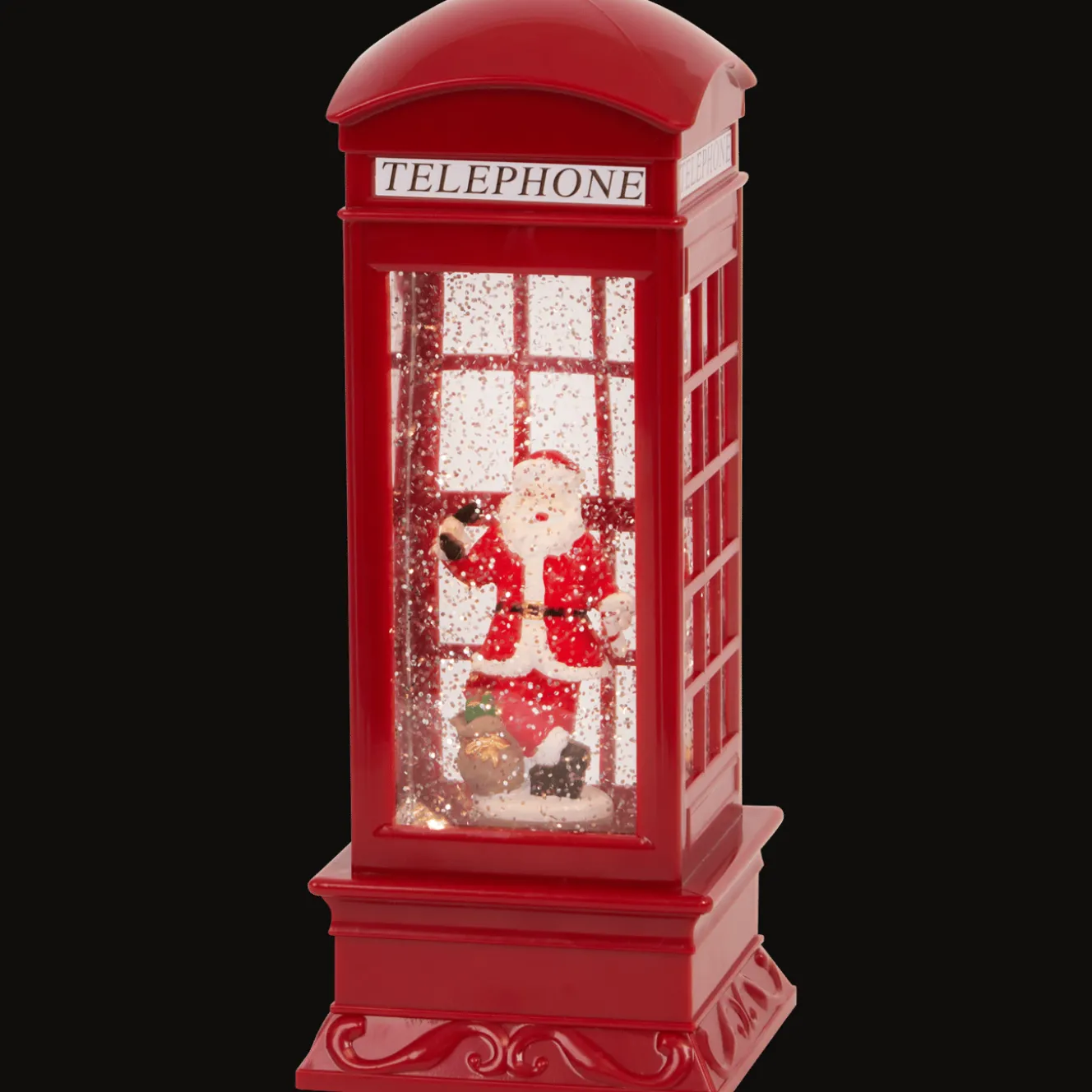 Décoration Saisonnière*Action Cabine téléphonique de Noël