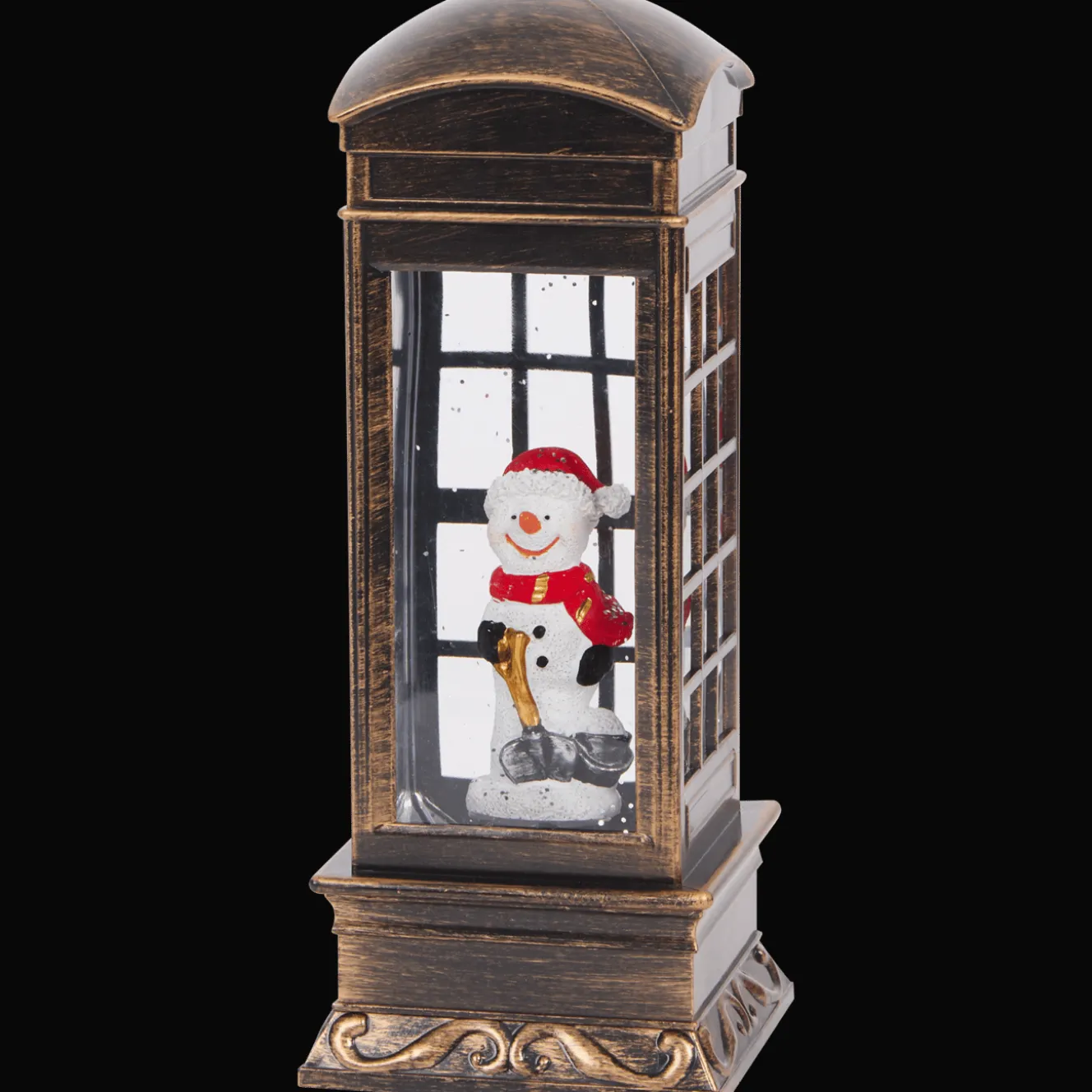 Décoration Saisonnière*Action Cabine téléphonique de Noël