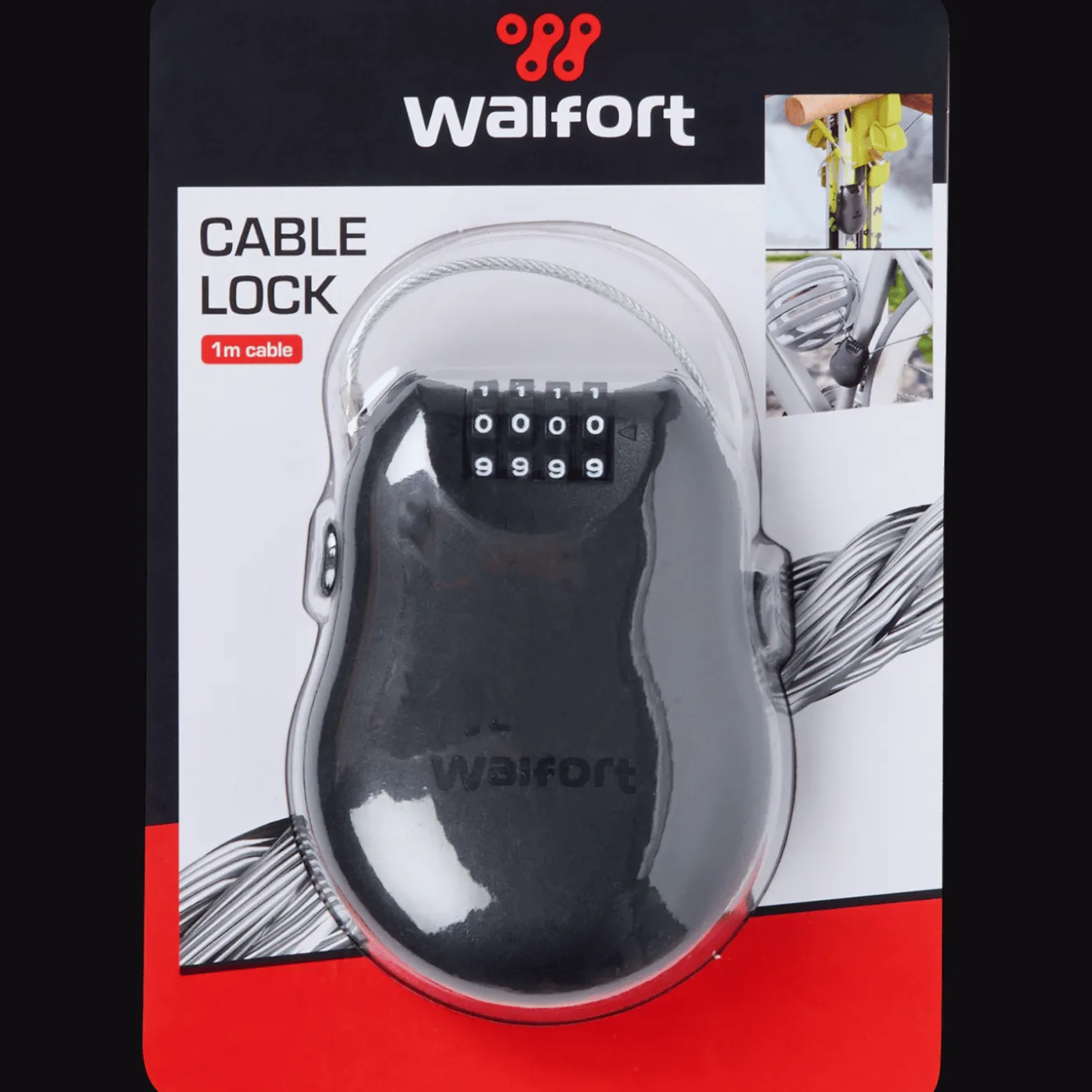 Outils*Walfort Cadenas à combinaison avec câble
