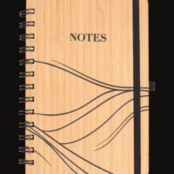 Papier Et Cahiers*Action Carnet de notes en bambou