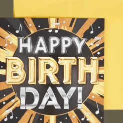 Cartes*Action Carte d’anniversaire avec son et lumière