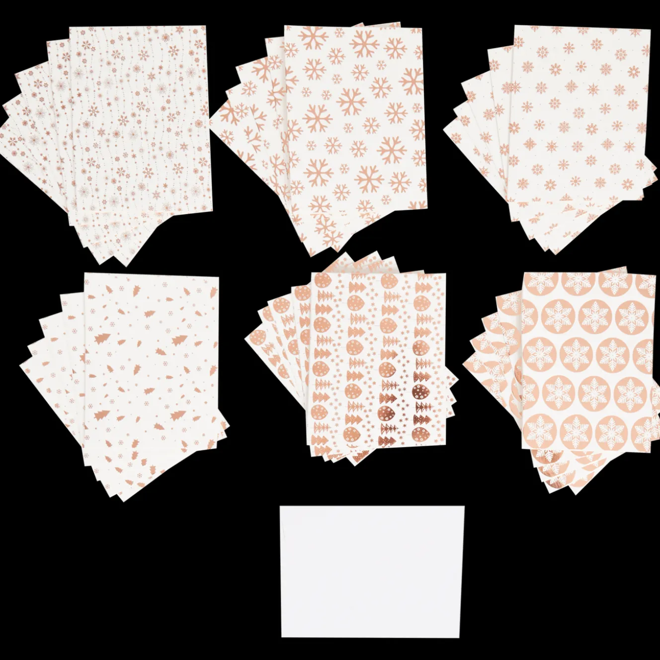 Cartes*Action Cartes de vœux métallisées Craft Universe
