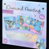 Bricolage*Action Cartes de vœux peinture diamant Avec