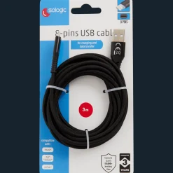 Câbles Et Répartiteur*Action Câble de charge et de données Sologic 8 broches