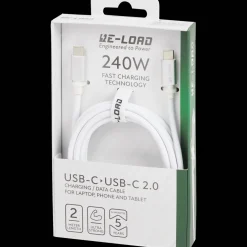 Câbles Et Répartiteur*Re-load Câble de charge rapide et de transfert de données USB-C à USB-C 2.0