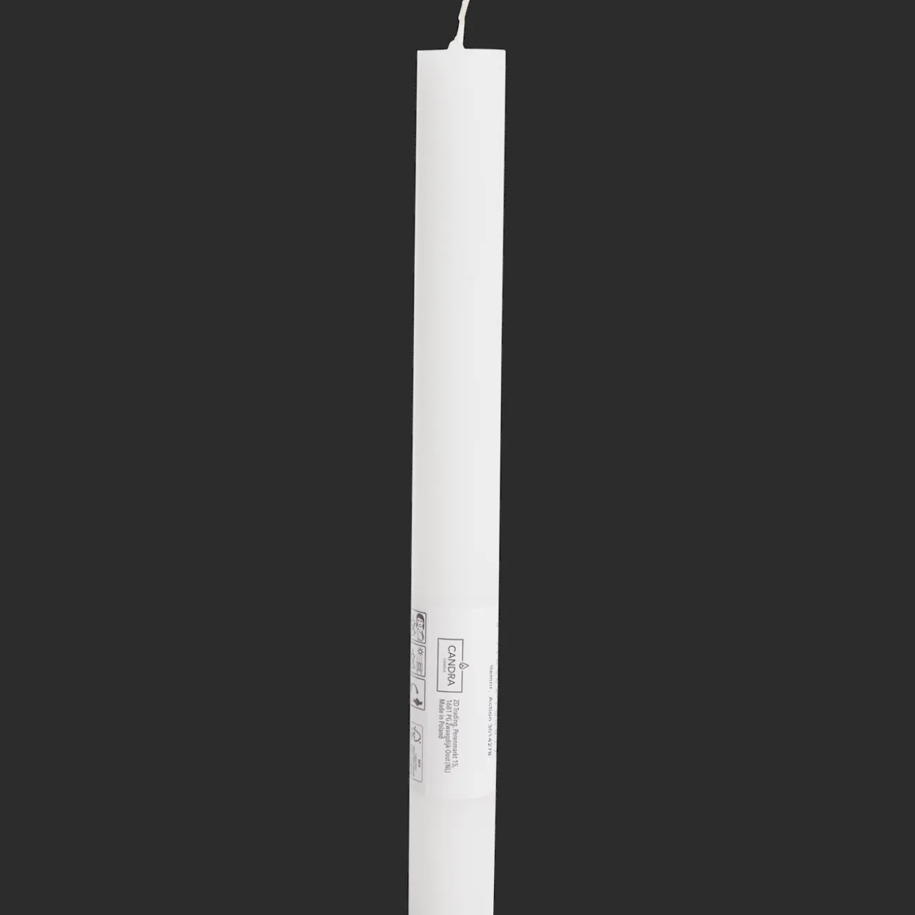 Bougies*Candra Chandelle Blanc