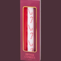 Bougies*Action Chandelles avec imprimé de Noël