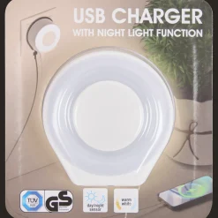 Éclairage*Action Chargeur USB-C avec veilleuse