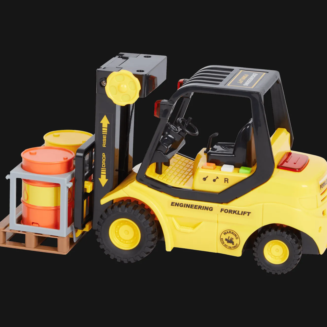 Jeux*Action Chariot élévateur/balayeuse avec son