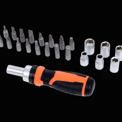Outils*Werckmann Clé à cliquet avec jeu d'embouts