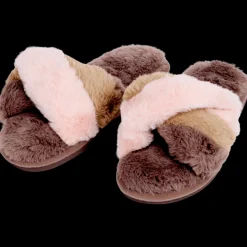 Chaussures*Action Claquettes en fausse fourrure