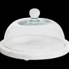 Plateaux*Action Cloche sur un plateau en marbre