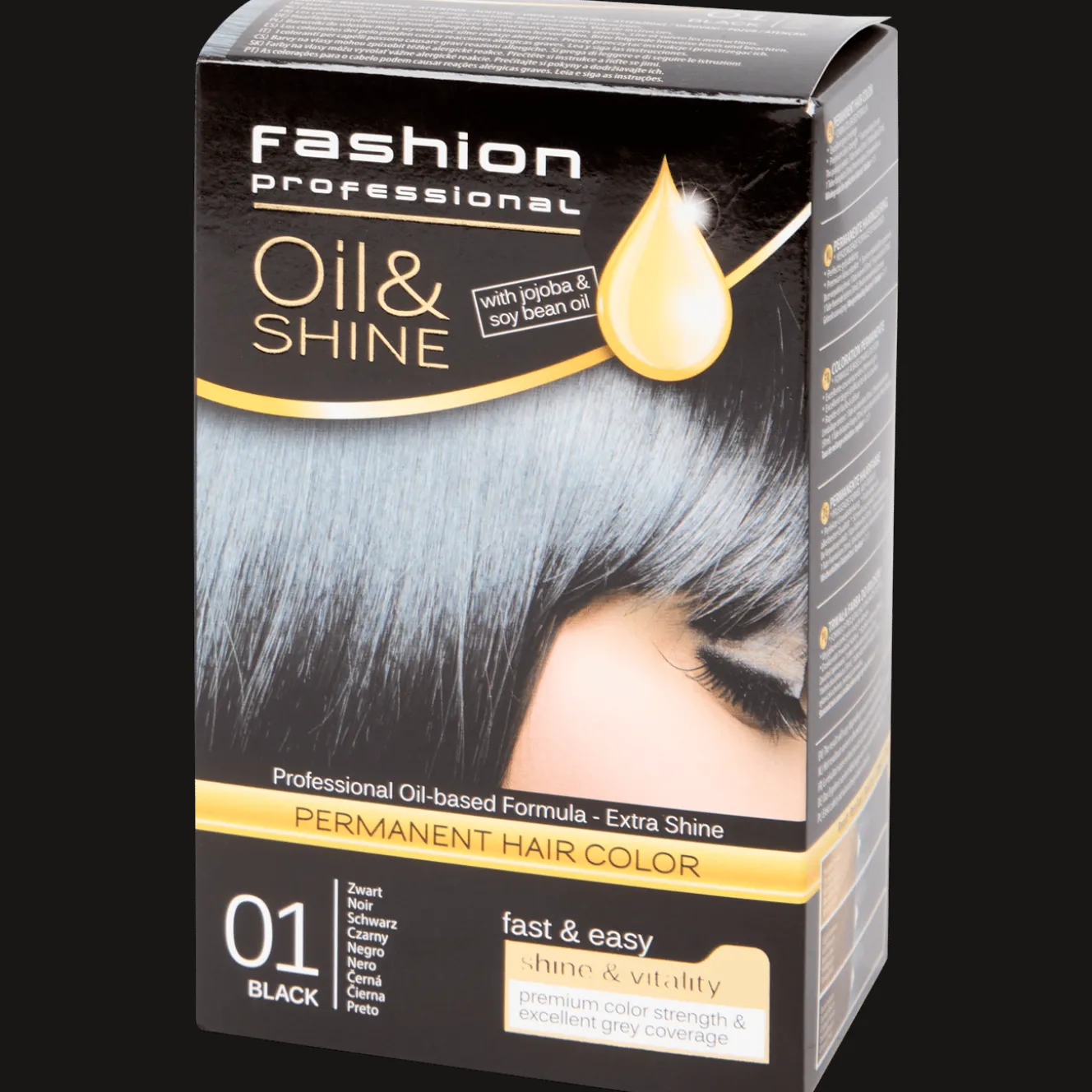 Soins Capillaires*Action Coloration permanente pour cheveux Fashion Professional Oil & Shine