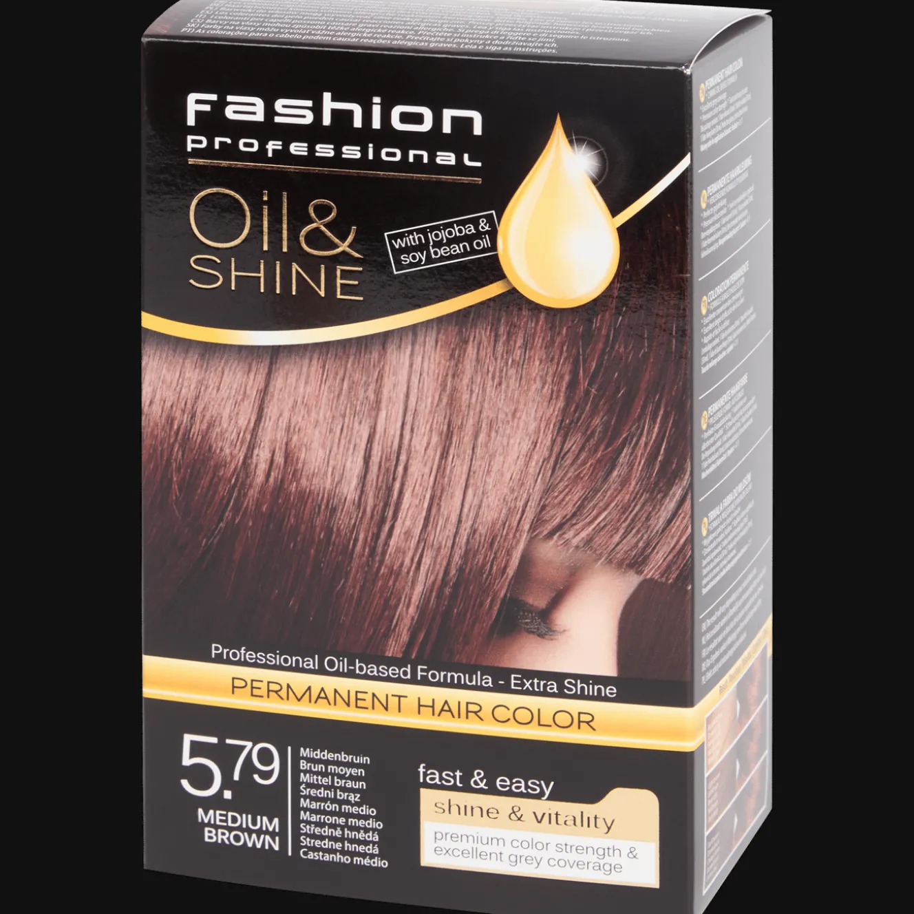 Soins Capillaires*Action Coloration permanente pour cheveux Fashion Professional Oil & Shine