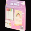 Bricolage*Action Coloriages 3D par numéro Kids Kingdom