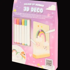 Bricolage*Action Coloriages 3D par numéro Kids Kingdom
