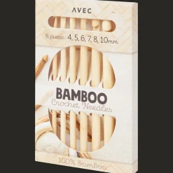 Outils*Action Crochets en bambou Avec