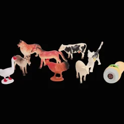 Jeux*Action Figurines d'animaux avec lampe projecteur