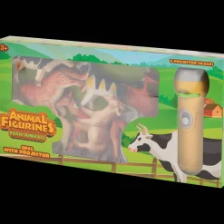 Jeux*Action Figurines d'animaux avec lampe projecteur