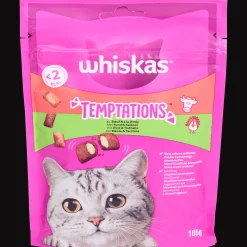 Chat|Alimentation*Whiskas Friandises pour chats Temptations Bœuf et dinde