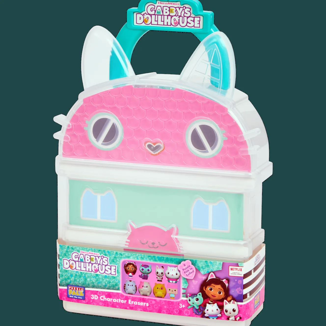 Jeux*Action Gommes figurines dans une valise Gabby's Dollhouse