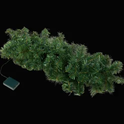 Décoration Saisonnière*Action Guirlande de branches de pin avec LED