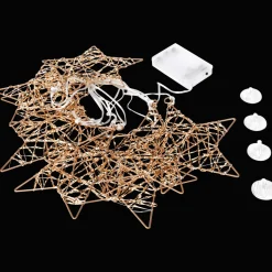 Décoration Saisonnière*Action Guirlande lumineuse sapins ou étoiles