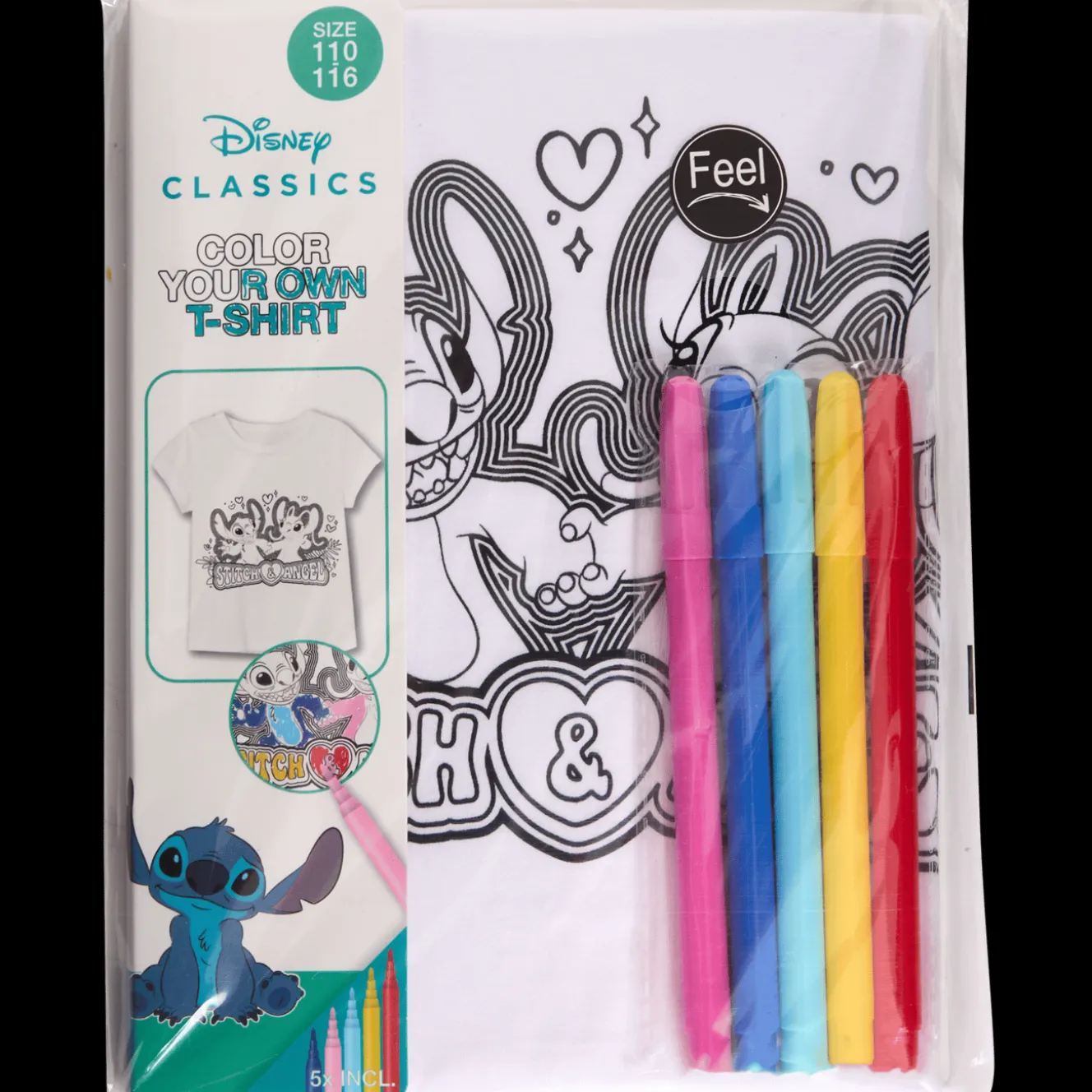 Vêtements*Action Kit créatif coloriage t-shirt