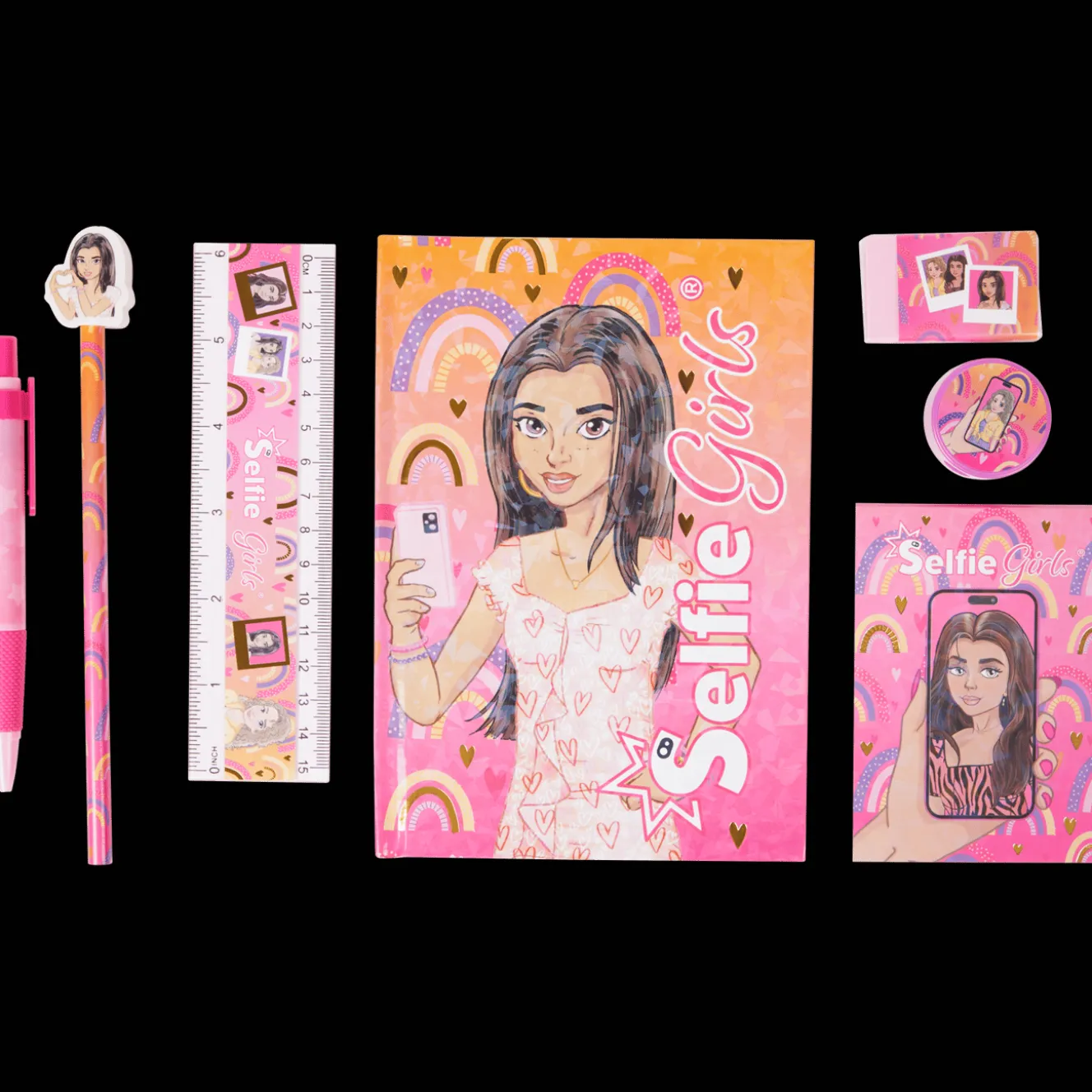 Papier Et Cahiers*Action Kit d'écriture Selfie Girls