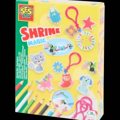 Bricolage*SES Kit porte-clés avec film thermorétractable