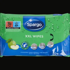 Articles De Nettoyage*Spargo Lingettes nettoyantes humides XXL